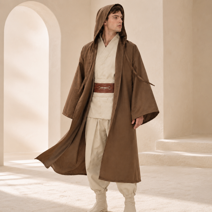 Jedi Robe and Cloak Costume Set for Men