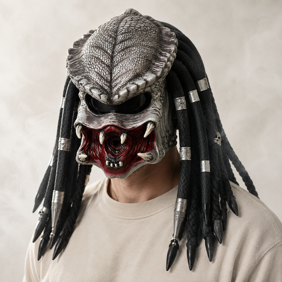 Alien Predator Hunter Mask Halloween Cosplay Full Headgear Costume Mask