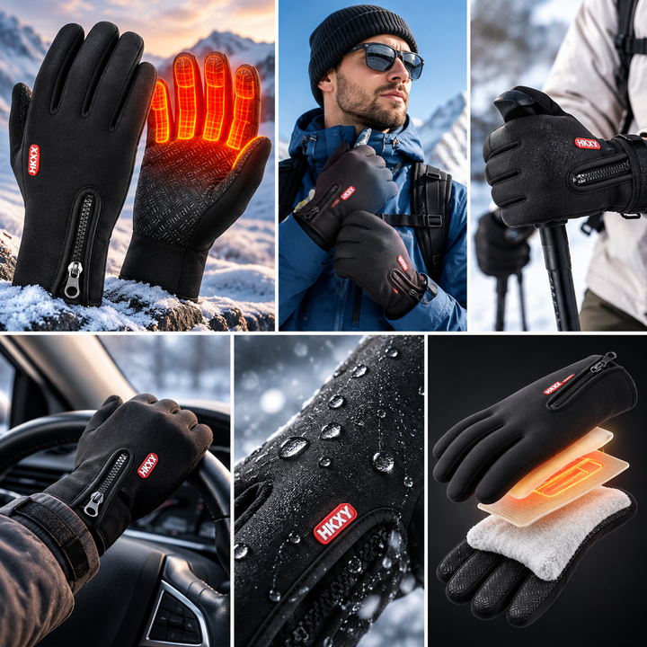 Heated Waterproof Winter Gloves