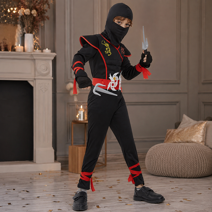Kids Ninja Muscle Bodysuit Costume for Halloween