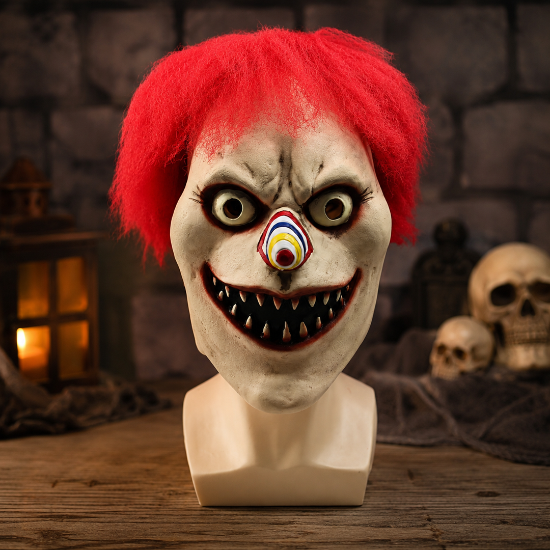 Horror Clown Mask Halloween Costume Full Face Mask