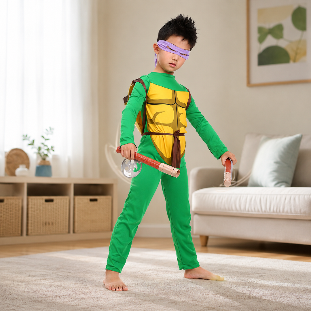 Kids Halloween Jumpsuit Costume Teenage Mutant Ninja Turtles