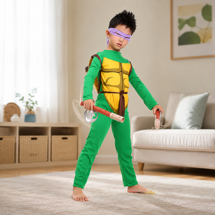 Kids Halloween Jumpsuit Costume Teenage Mutant Ninja Turtles