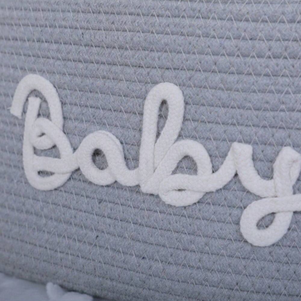Baby Storage Caddy Organizer Rope Handle Basket