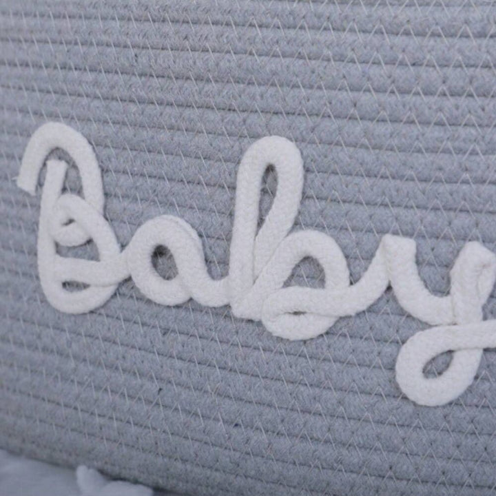 Baby Storage Caddy Organizer Rope Handle Basket