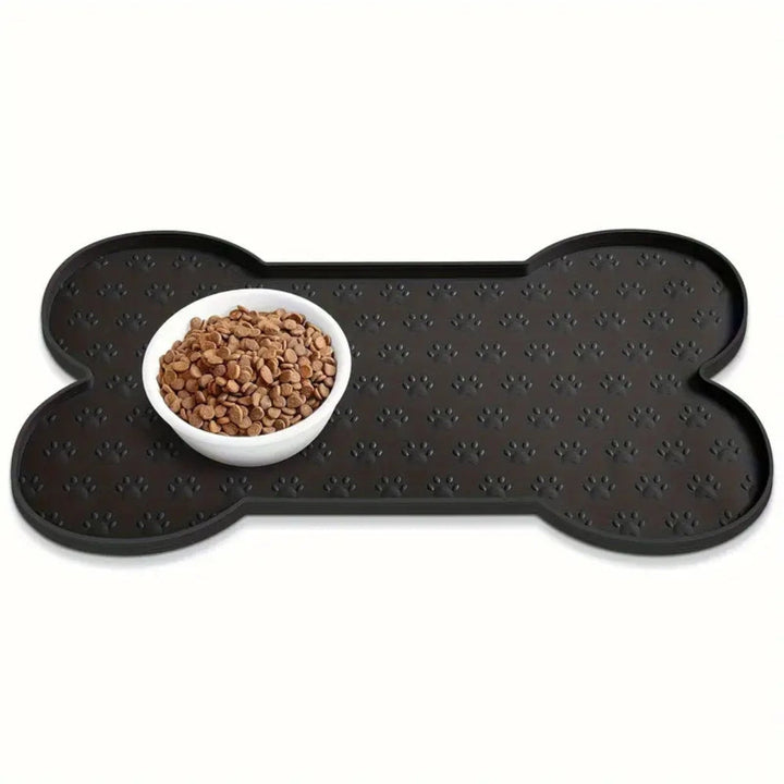 Bone Shaped Silicone Pet Feeding Mat
