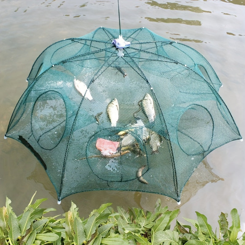 Crab Trap Net Folding Fishing Cage for Crabbing Shrimp Bait Catch