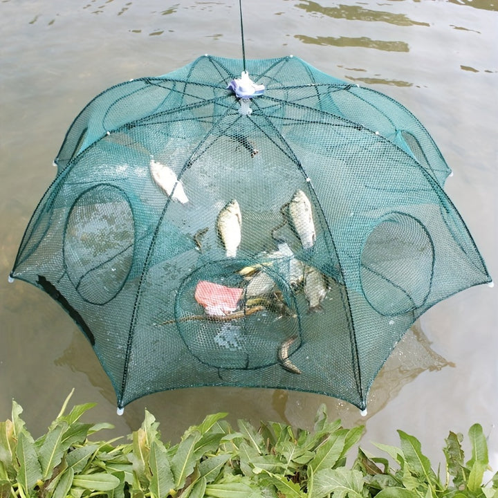 Crab Trap Net Folding Fishing Cage for Crabbing Shrimp Bait Catch
