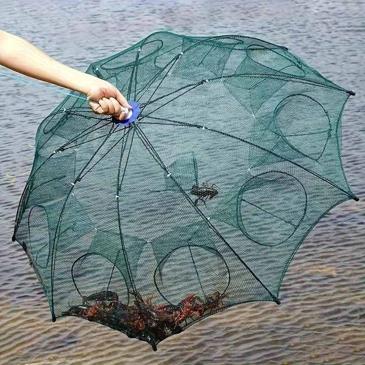 Crab Trap Net Folding Fishing Cage for Crabbing Shrimp Bait Catch