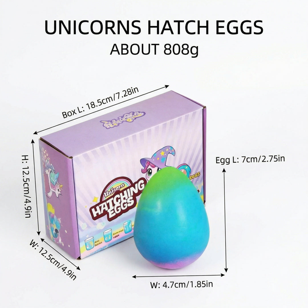 Surprise Filled Unicorn Shaped Easter Eggs Toy Set