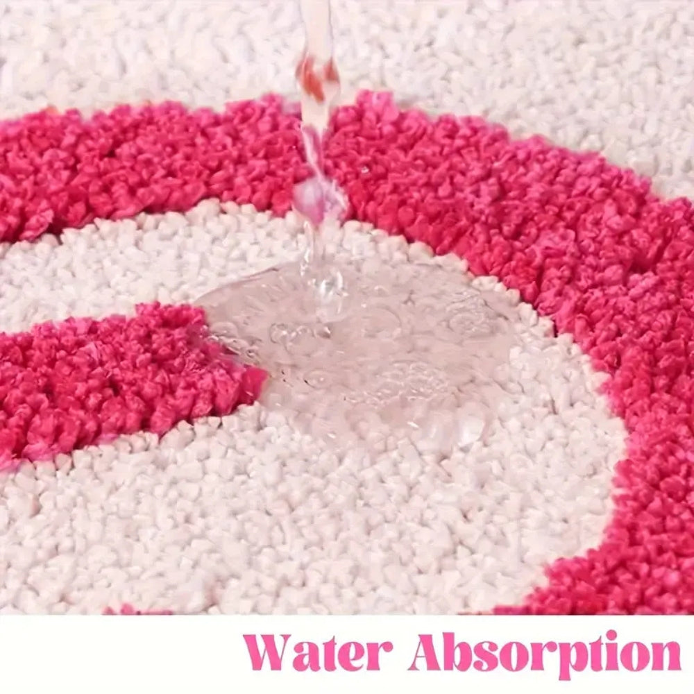 Bathroom Mat Square Printed Funny Get Naked Bath Rug
