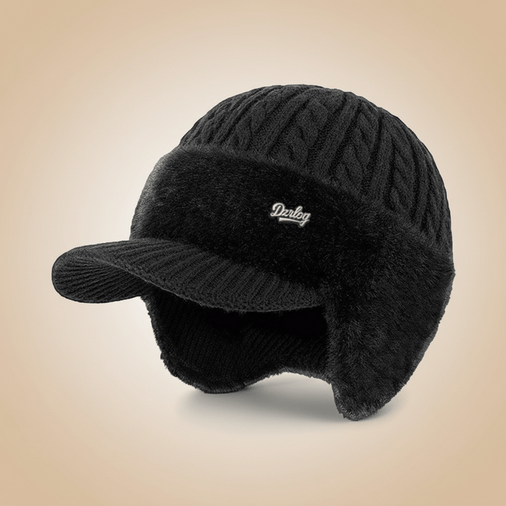 Trapper Hat with Ear Flaps and Wool Lining Winter Hat