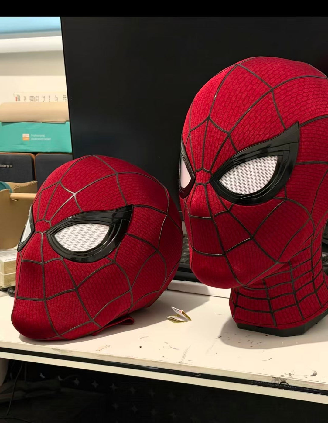 Spider Man Brand New Day Mask Wearable Fabric Cosplay Hood Lenses