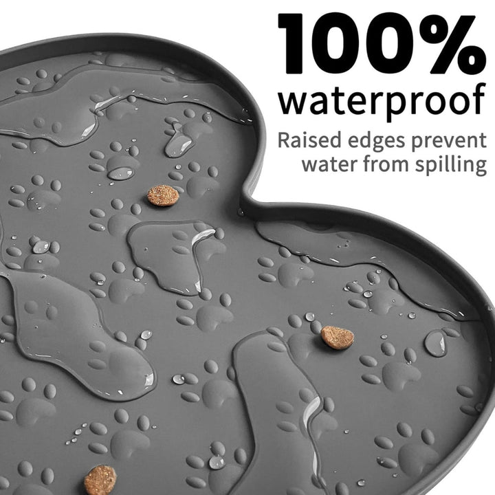 Bone Shaped Silicone Pet Feeding Mat