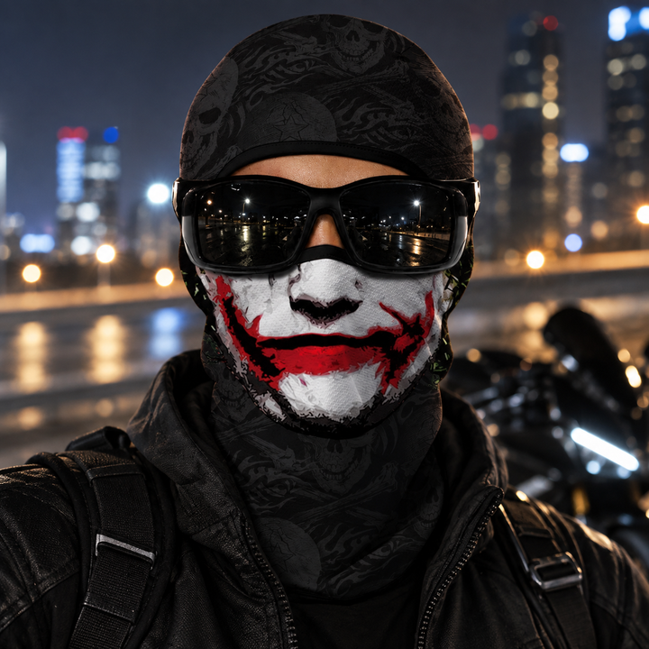 Full Face Clown Skull Halloween Balaclava Mask