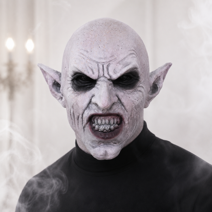 Latex Full Head Vampire Mask Halloween Horror Costume Accessory