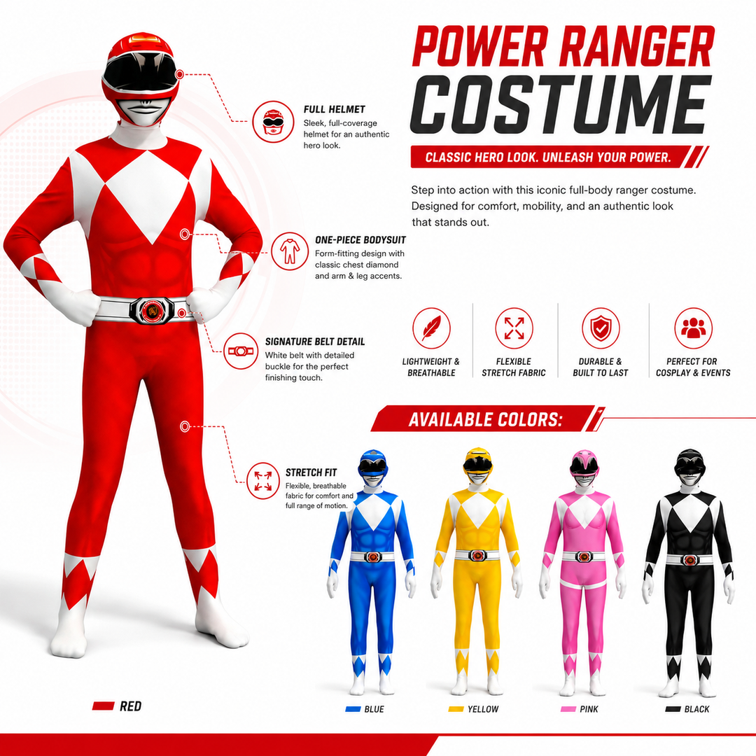 Kids Bodysuit Costume with Helmet Halloween Costume Set