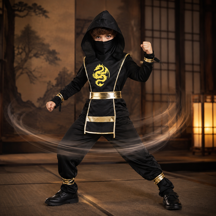Kids Ninja Muscle Bodysuit Costume for Halloween