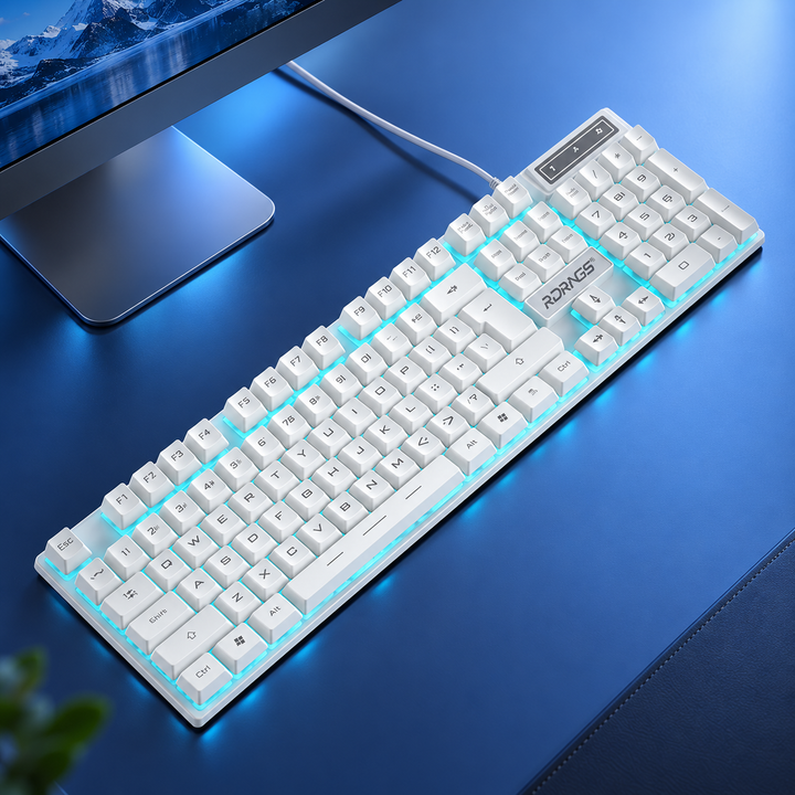 Wired Gaming Mechanical Keyboard RGB Backlit for PC