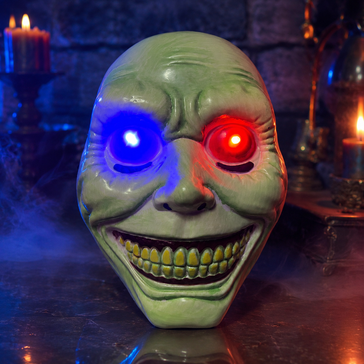 Skull Mask LED Light Up Halloween Costume Prop
