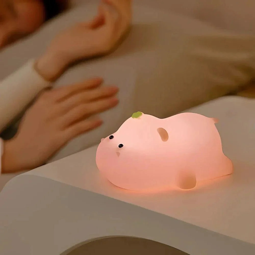 Silicone Rechargeable LED Night Light Bedside Lamp
