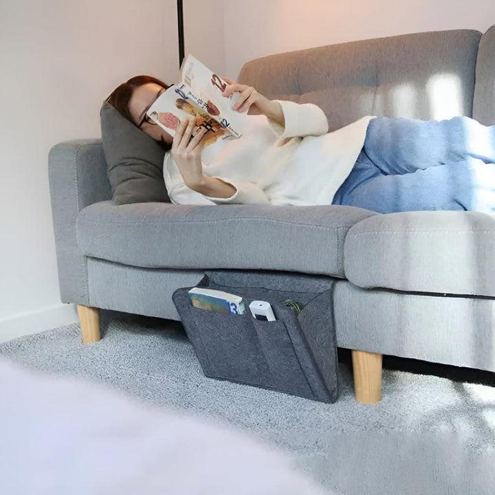 Bedside Organizer Storage Caddy All in One Organizer Pouch