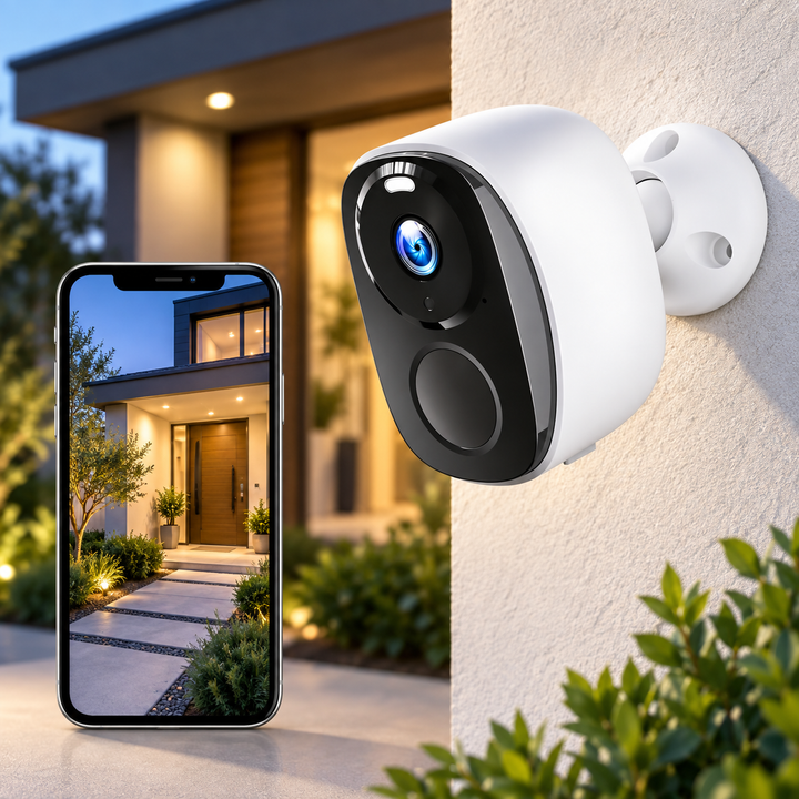 Wireless Mini Security Camera 1080P No WiFi or Subscription