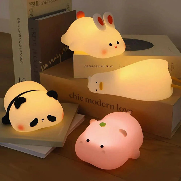 Silicone Rechargeable LED Night Light Bedside Lamp