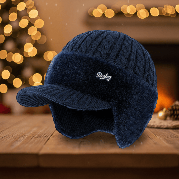 Trapper Hat with Ear Flaps and Wool Lining Winter Hat