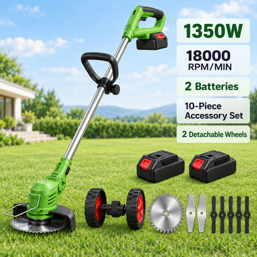 24V Cordless Grass Trimmer 4 in 1 Battery Strimmer