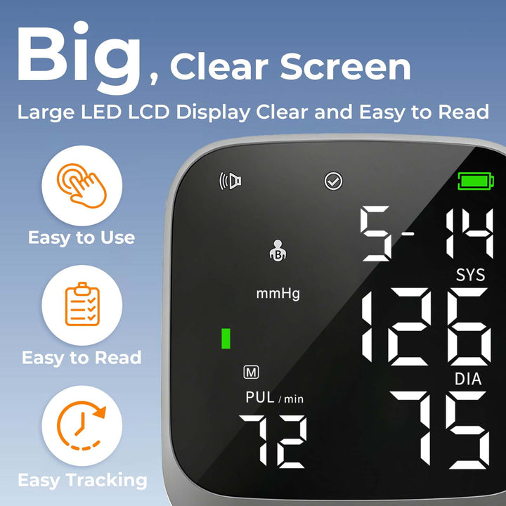 Automatic Wrist Blood Pressure Monitor Rechargeable