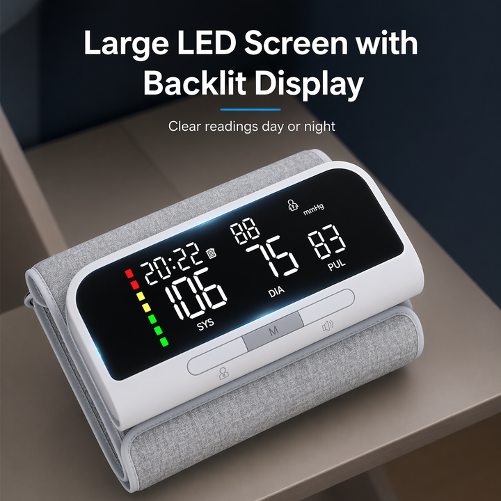Upper Arm Digital Blood Pressure Monitor Device