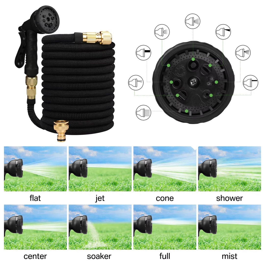 30 Meter Expandable Garden Hose Anti-Kink Tangle-Free Durable Hose