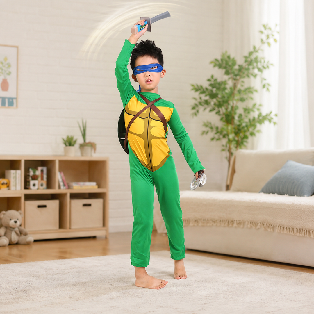 Kids Halloween Jumpsuit Costume Teenage Mutant Ninja Turtles