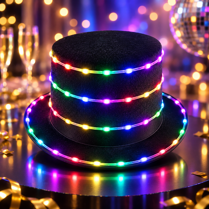 LED Flowing Water Luminous Top Hat Light