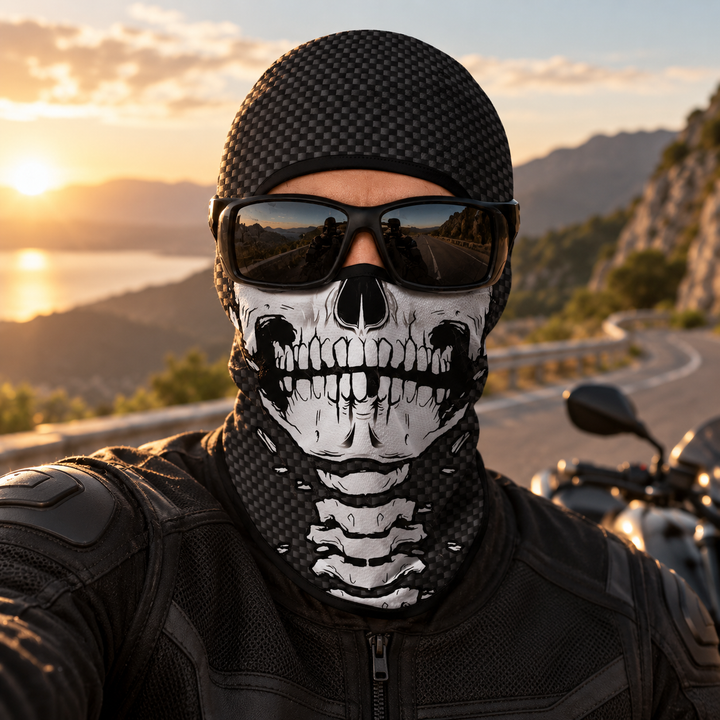 Full Face Clown Skull Halloween Balaclava Mask