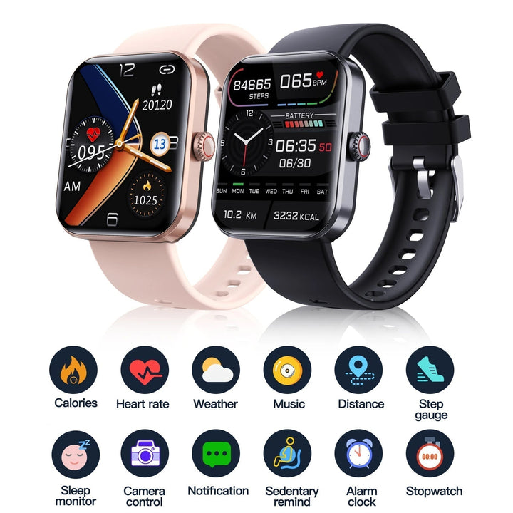 Fitness Tracker &amp; Heart Rate Monitor Roovue Smartwatch Device