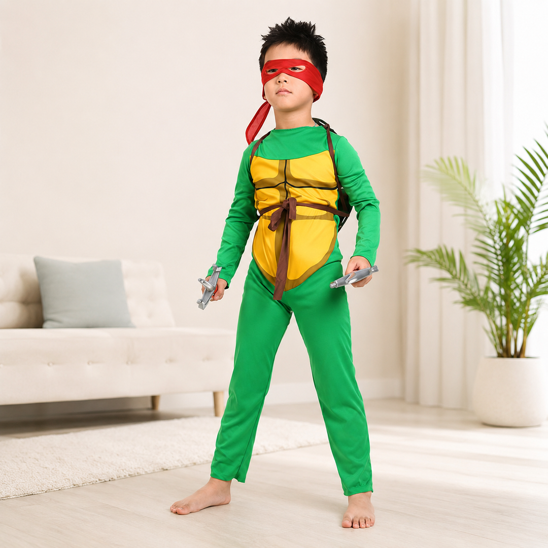 Kids Halloween Jumpsuit Costume Teenage Mutant Ninja Turtles
