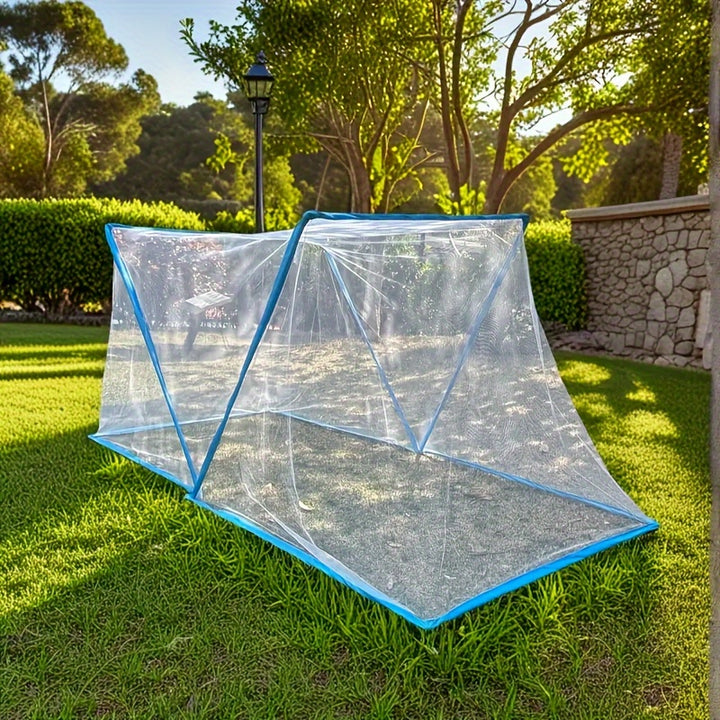 Foldable Arched Plant Protection Tent with Insect Net for Seedling Cultivation