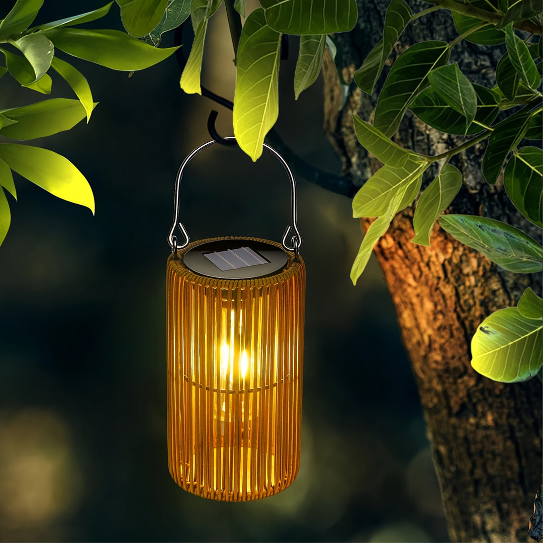 Solar Hanging Lanterns Set Outdoor Waterproof IP65 Automatic Switch
