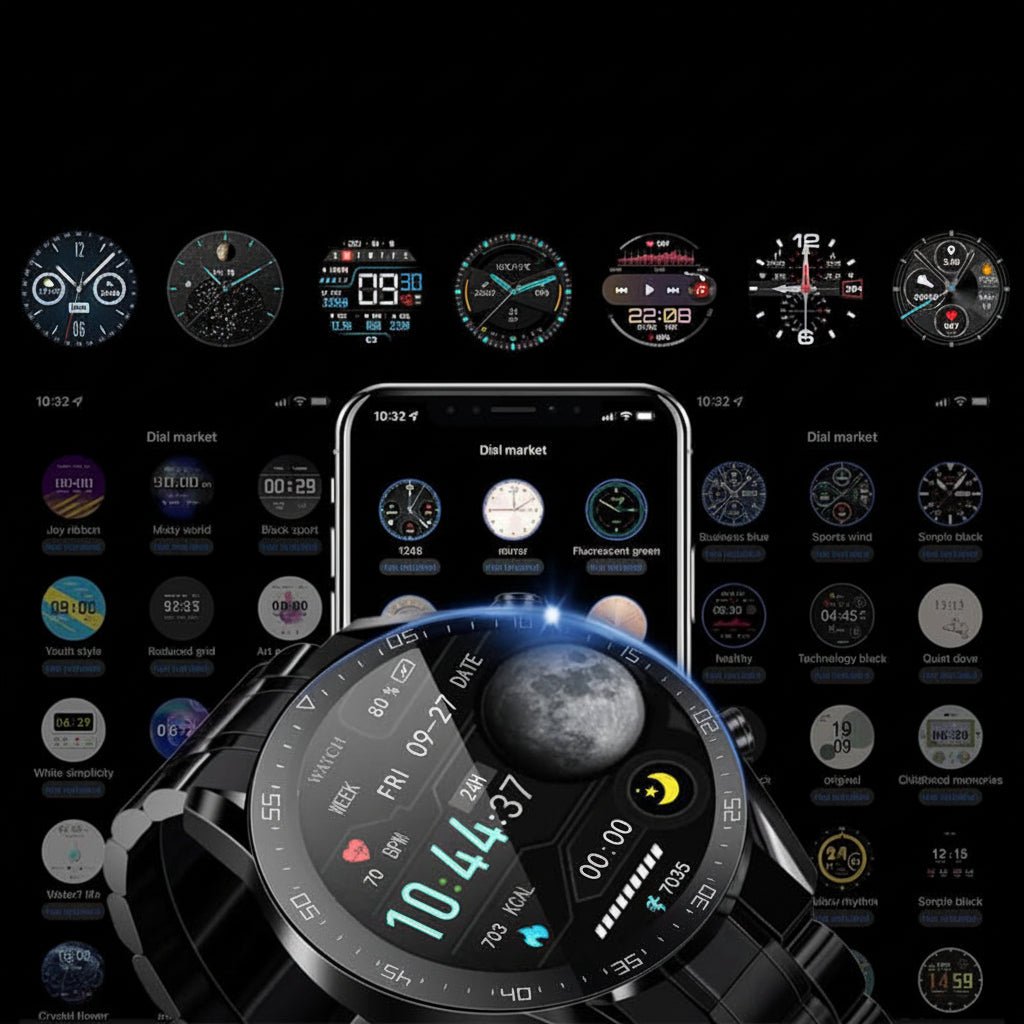 Smartwatch Fitness Tracker Bluetooth Calling Waterproof Touchscreen