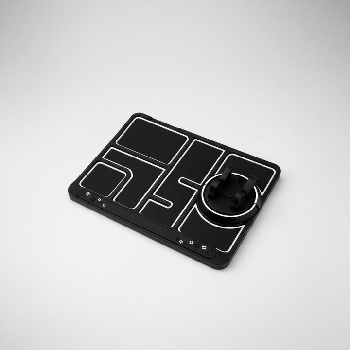 Car Mat Phone Holder Anti-Slip Aromatherapy Cool Light Accessory