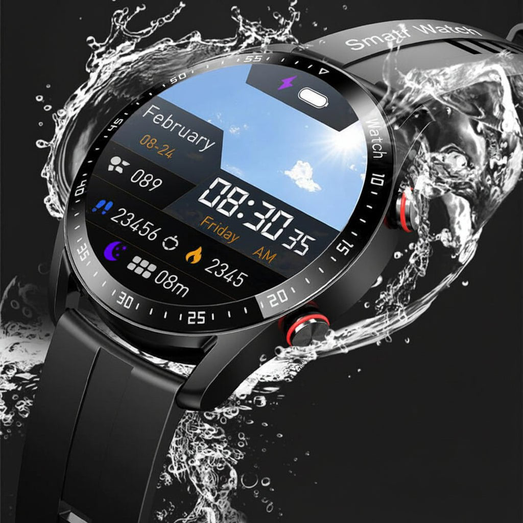 Smartwatch Fitness Tracker Bluetooth Calling Waterproof Touchscreen
