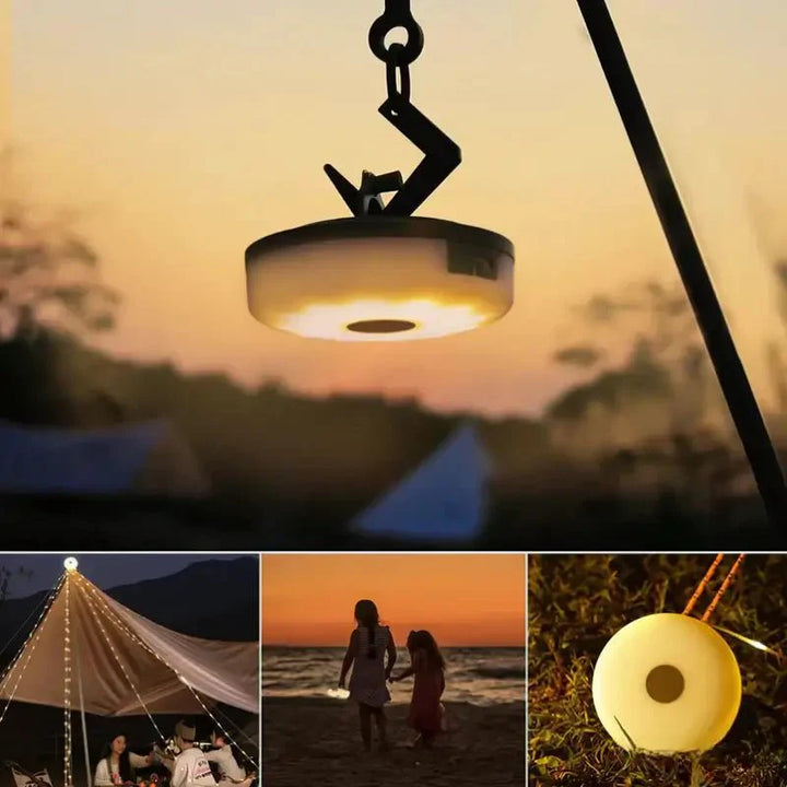 Retractable Camping String Lights Lantern Portable LED Outdoor Camp Light
