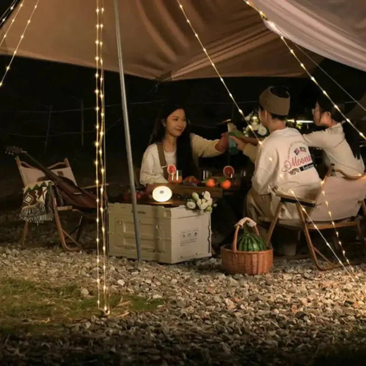 Retractable Camping String Lights Lantern Portable LED Outdoor Camp Light