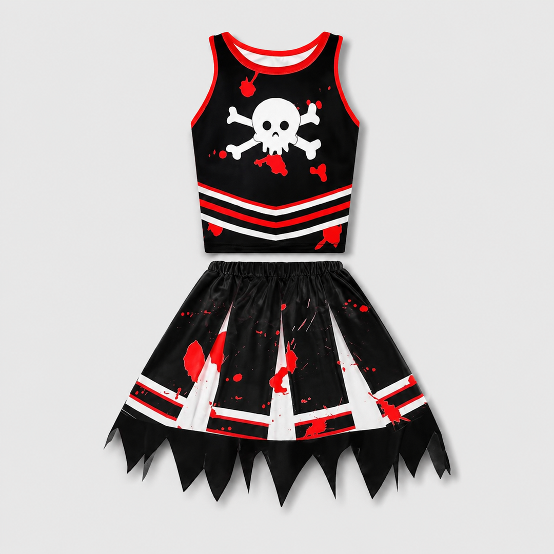 Zombie Cheerleader Costume Girls Halloween Costume