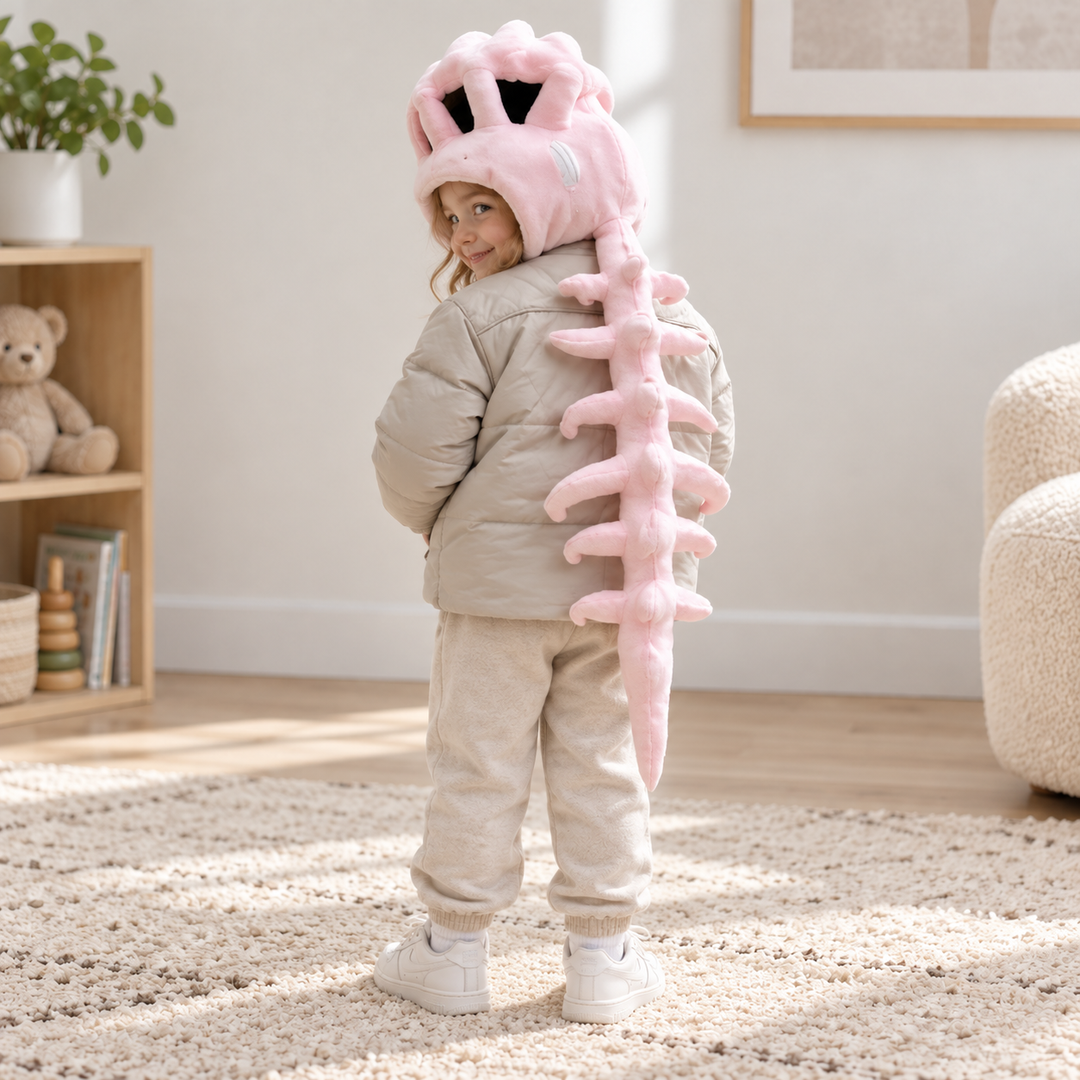 Dinosaur Plush Exoskeleton Costume Halloween Outfit for Kids and Adults