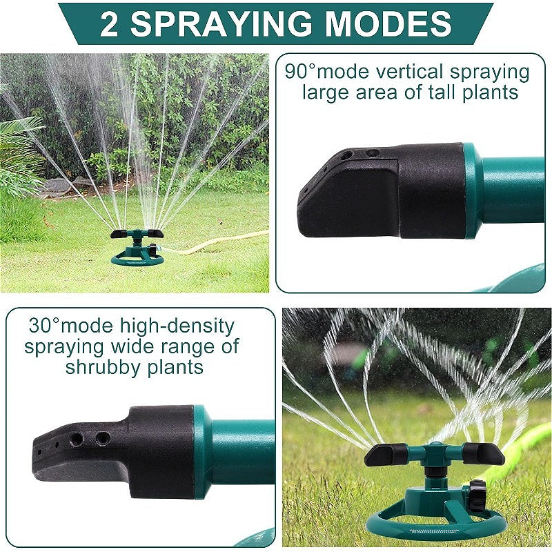 360 Degree Rotating Patio Sprinkler for Lawn and Garden Watering