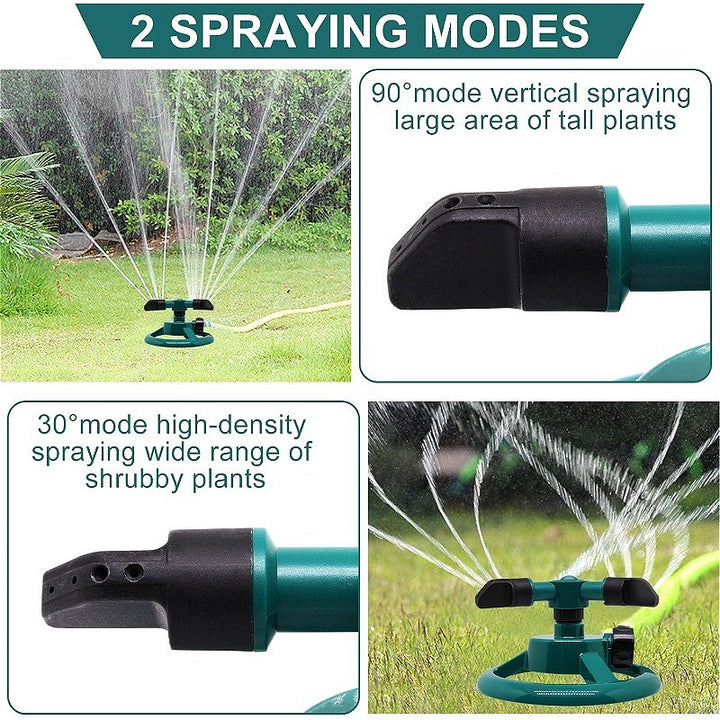 360 Degree Rotating Patio Sprinkler for Lawn and Garden Watering