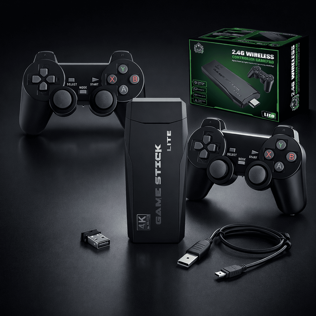 4K Retro Game Console with 20000 Classic Video Games Plug and Play
